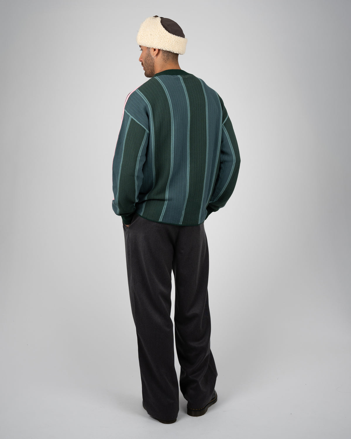Prohibited: Striped Team Knit Trikot - Green