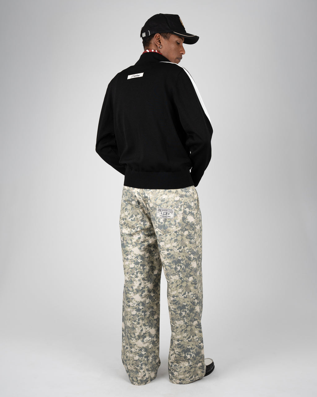 Prohibited: Varsity Track Jacket - Black