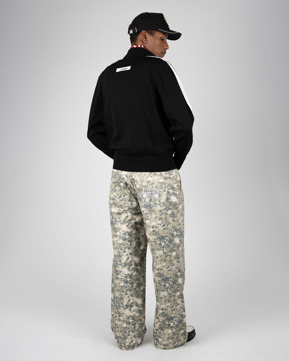 Prohibited: Varsity Track Jacket - Black