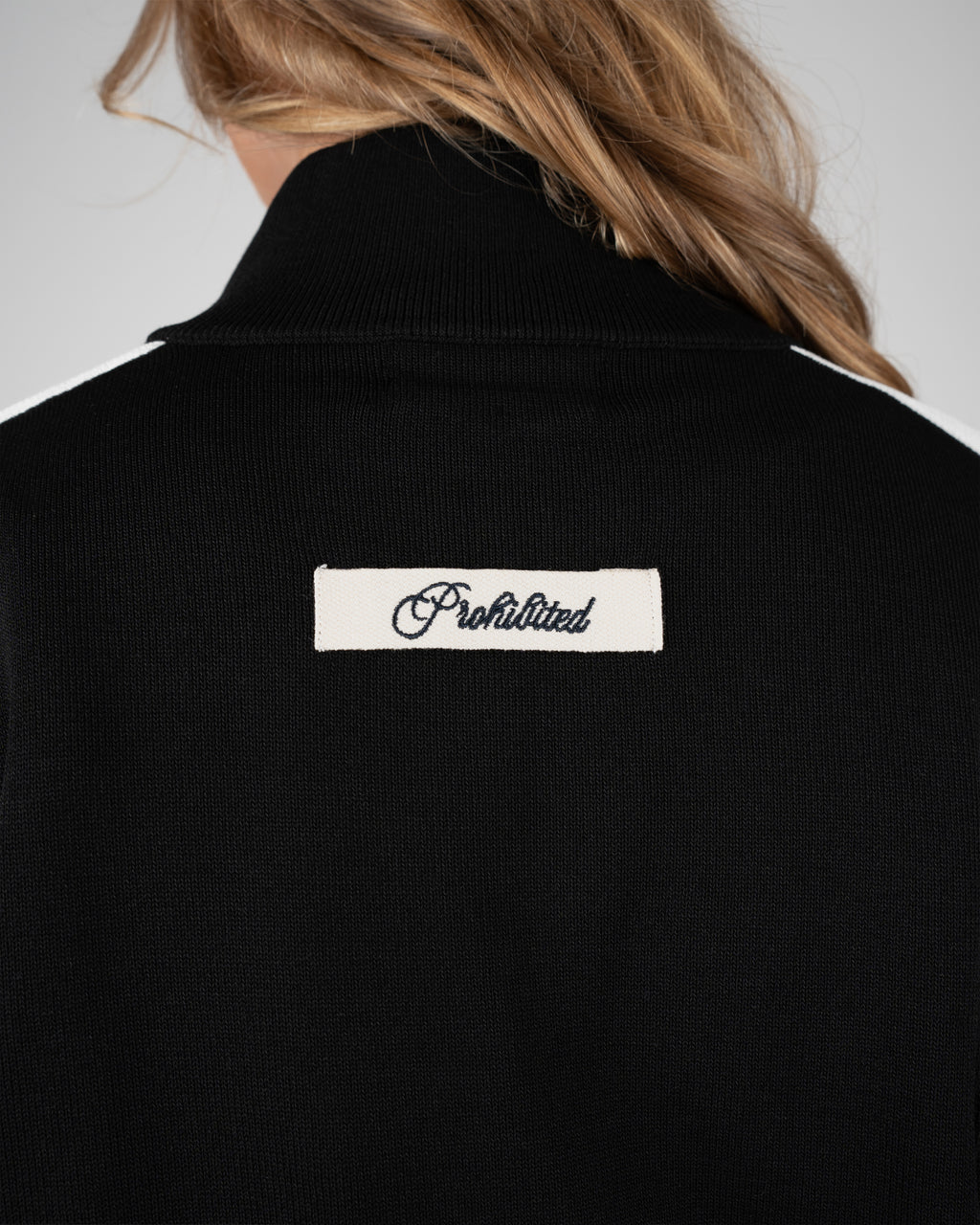 Prohibited: Varsity Track Jacket - Black