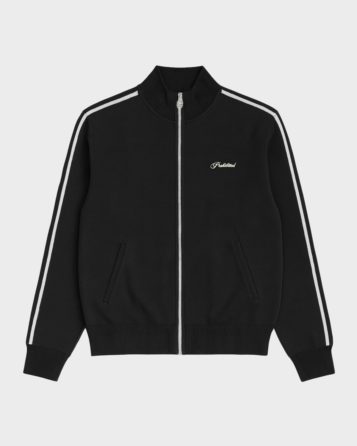 Prohibited: Varsity Track Jacket - Black