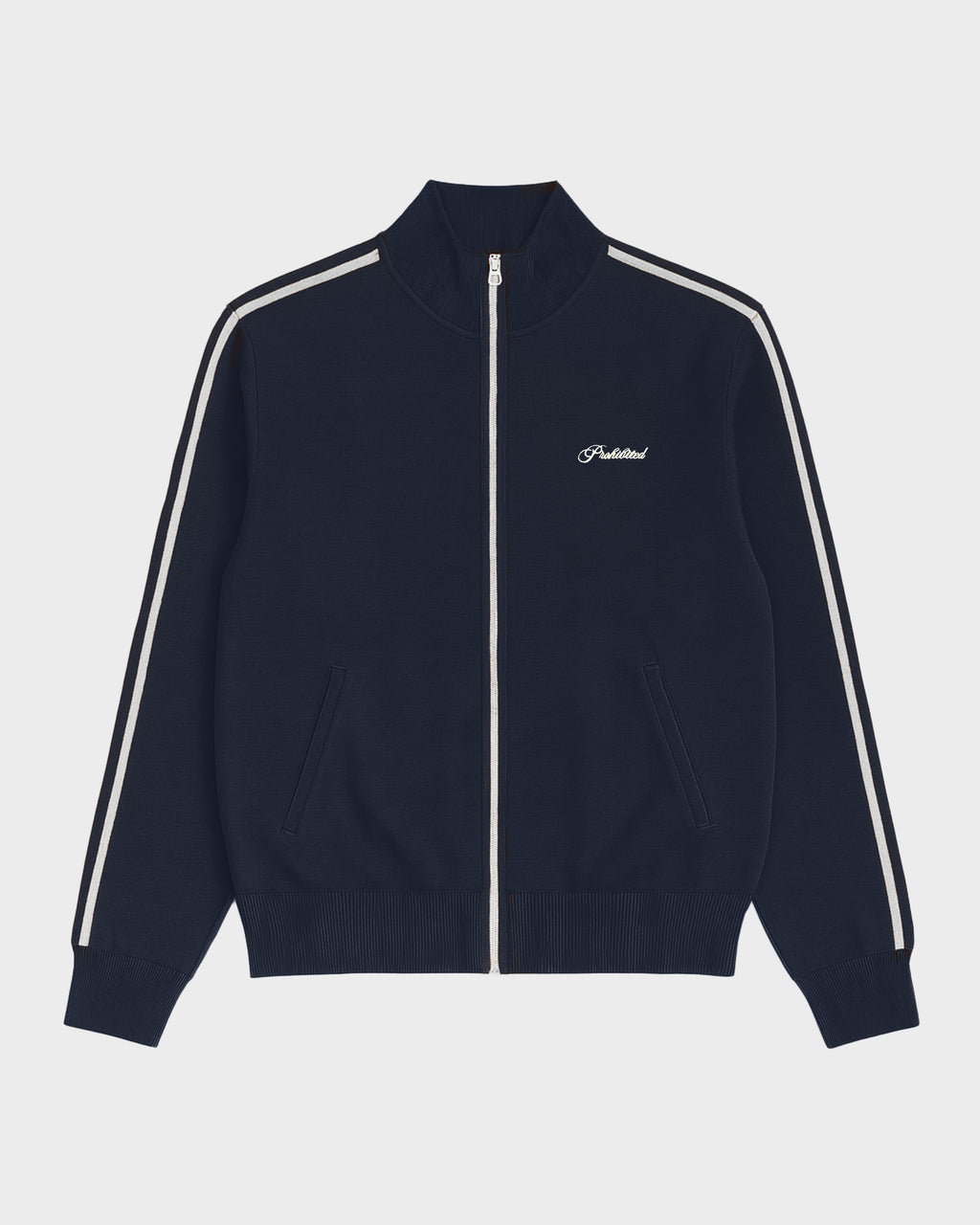 Prohibited: Varsity Track Jacket - Navy
