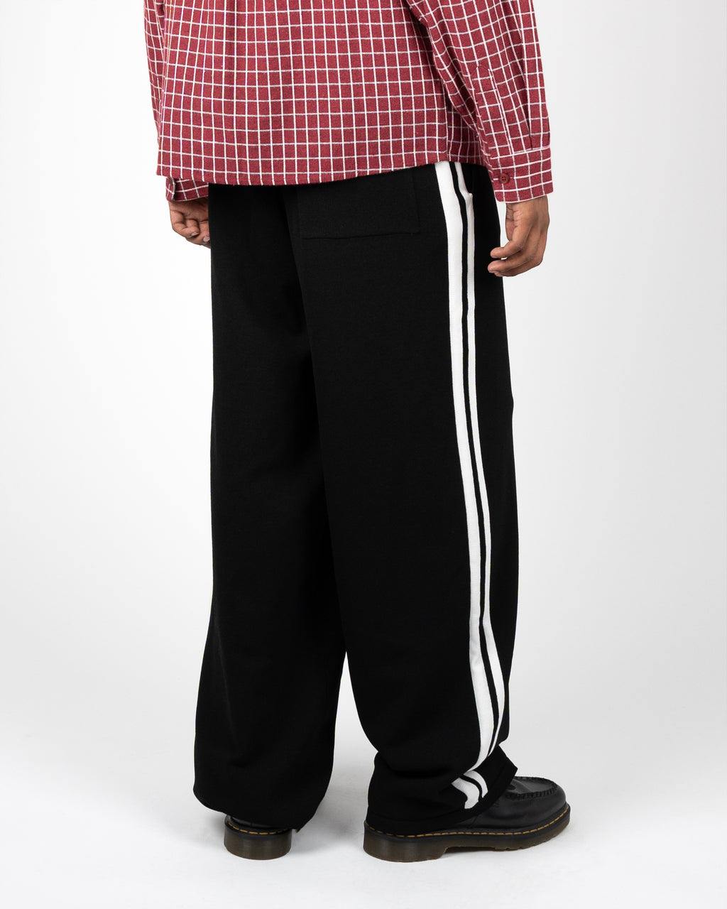 Prohibited: Varsity Knitted Trackpants - Black