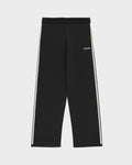 Prohibited: Varsity Knitted Trackpants - Black