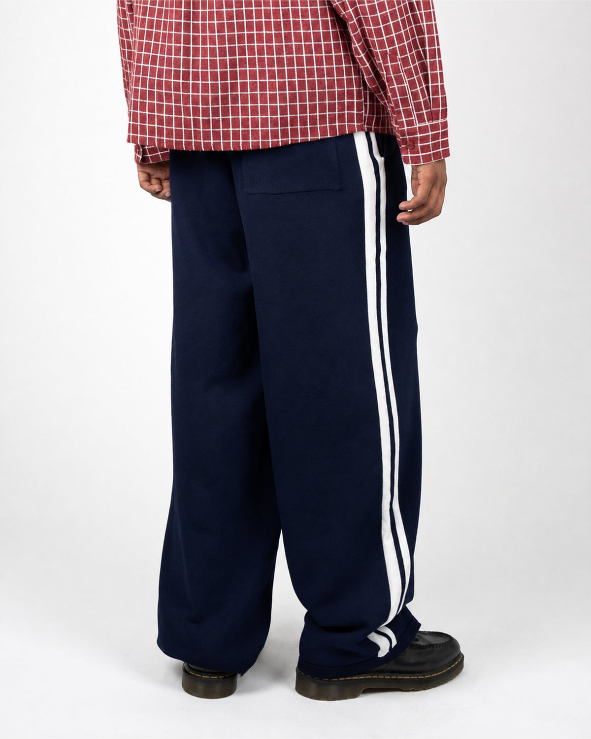 Prohibited: Varsity Knitted Trackpants - Navy