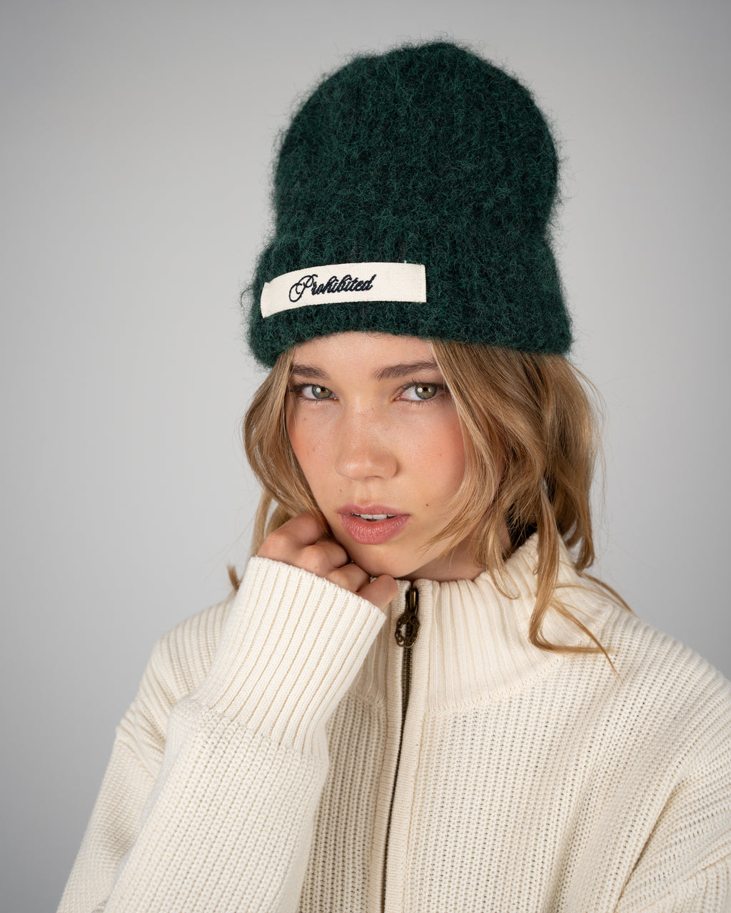 Prohibited: Season Knit Beanie - Green
