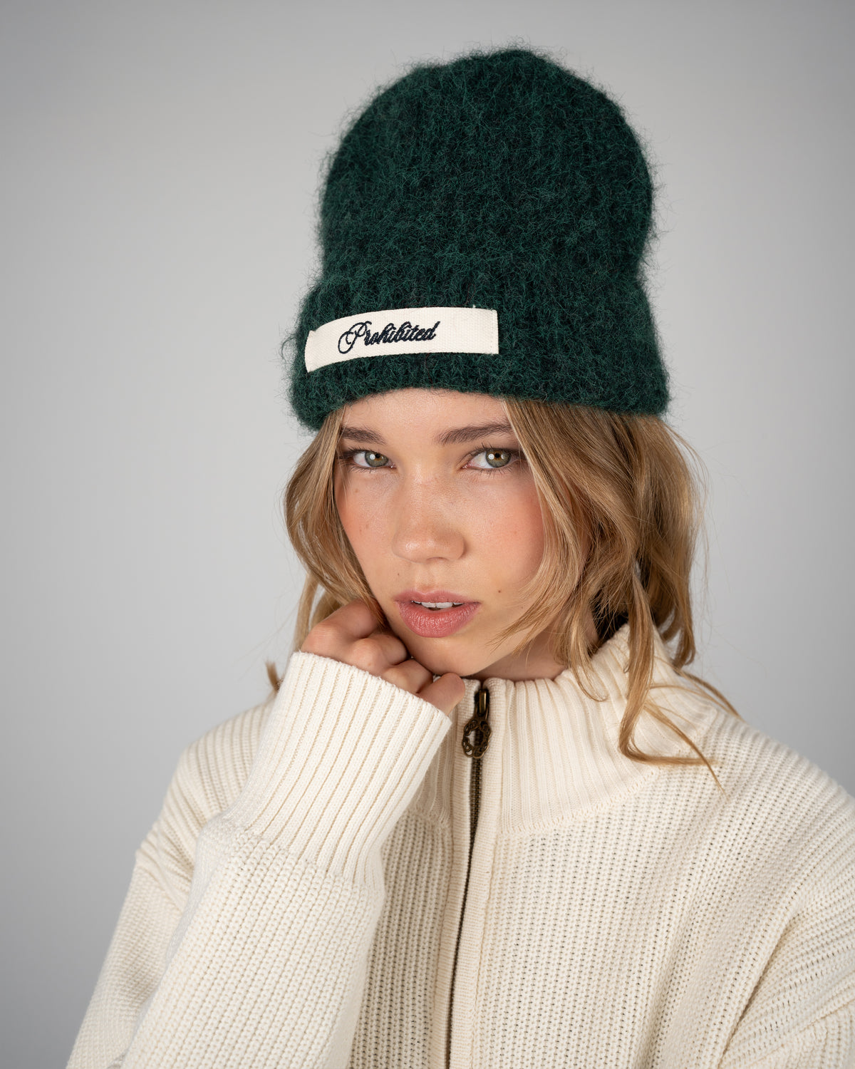Prohibited: Season Knit Beanie - Green