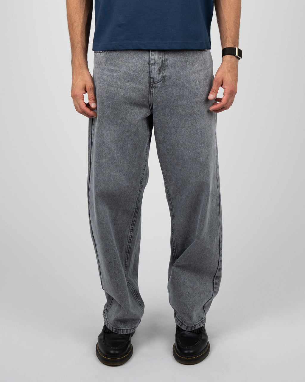 Prohibited: Milano Relaxed Denim - Washed Grey