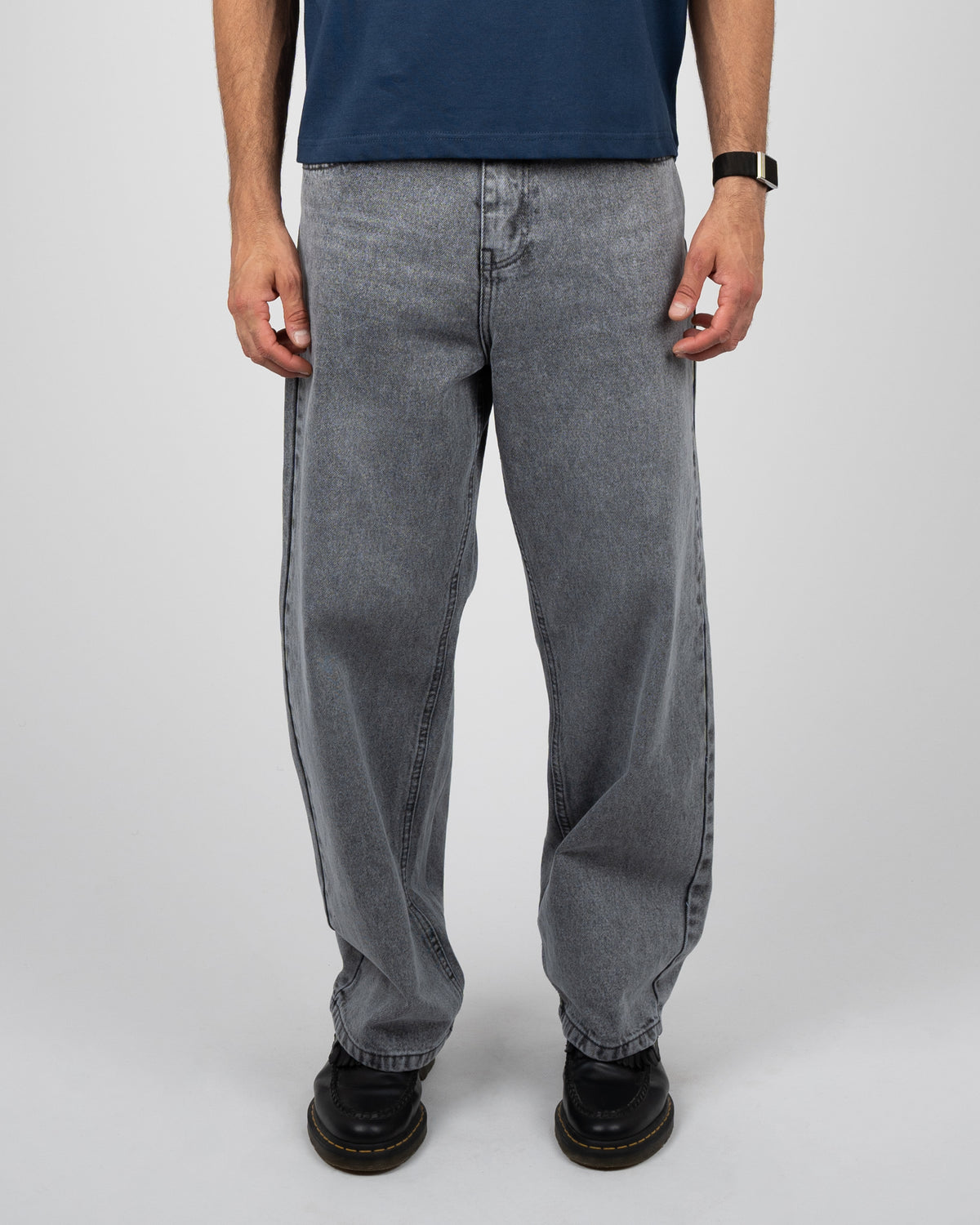 Prohibited: Milano Relaxed Denim - Washed Grey