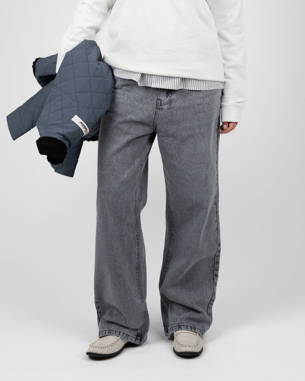 Prohibited: Milano Relaxed Denim - Washed Grey