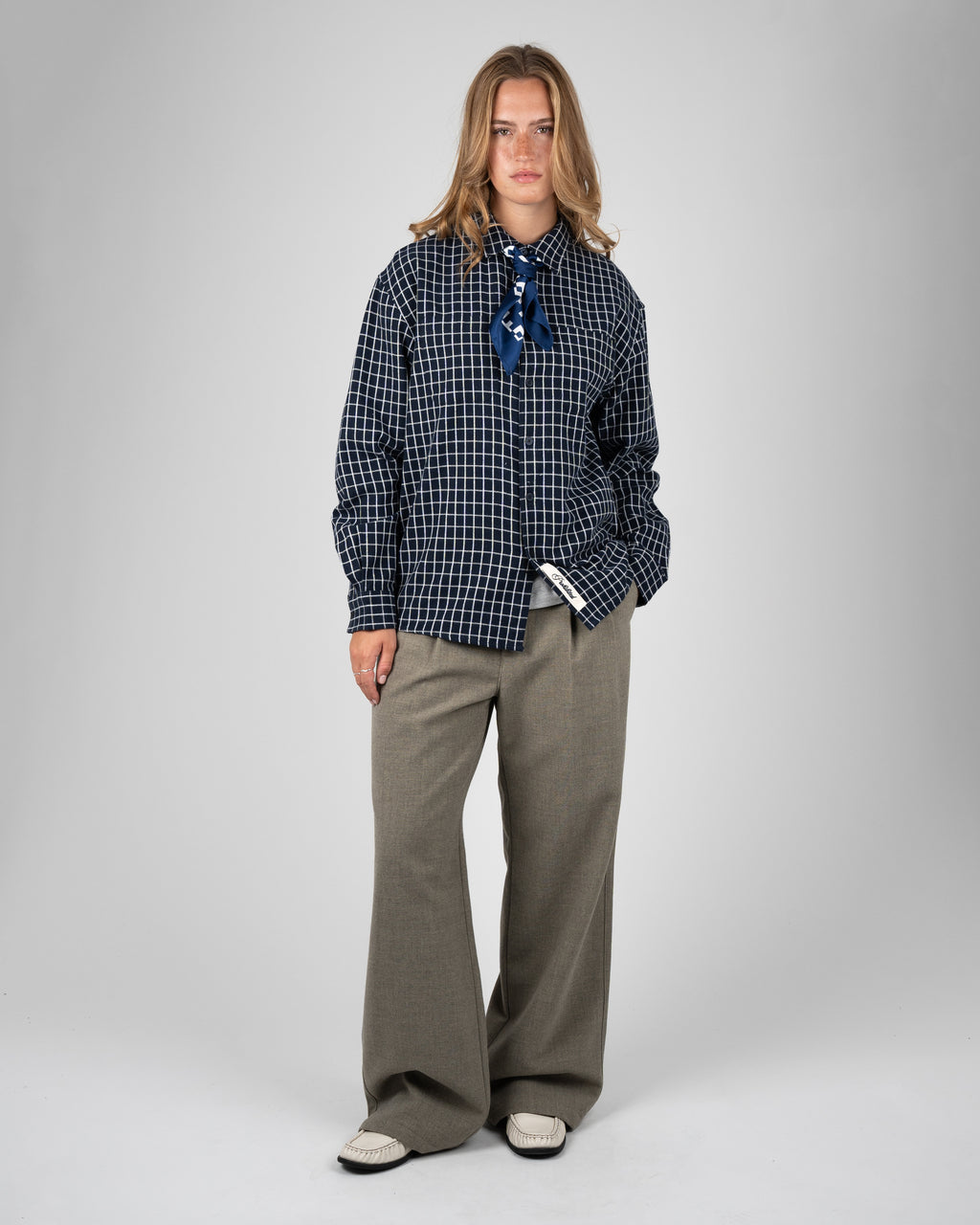 Prohibited: Revival Pleated Pants - Light Grey