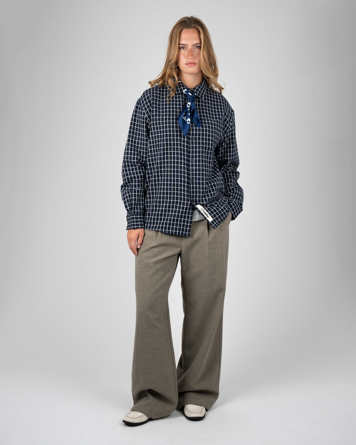 Prohibited: Revival Pleated Pants - Light Grey