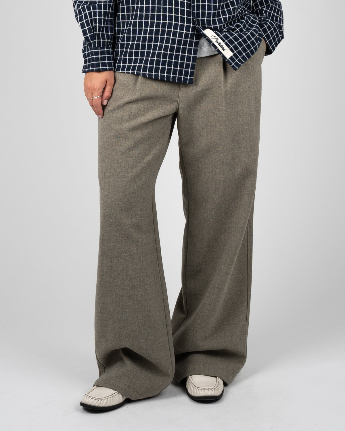 Prohibited: Revival Pleated Pants - Light Grey