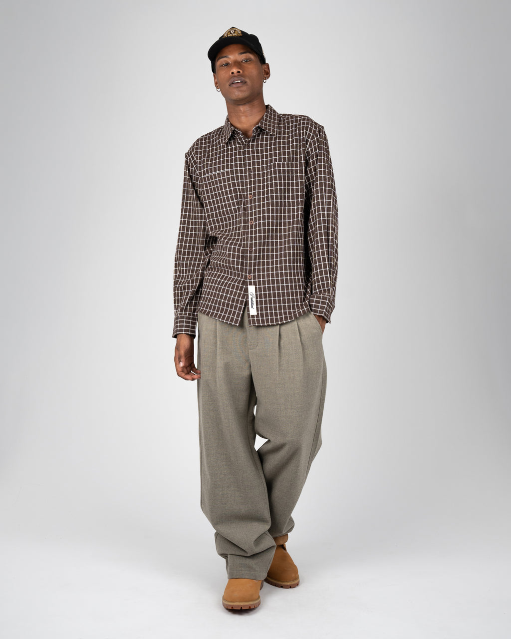 Prohibited: Revival Pleated Pants - Light Grey