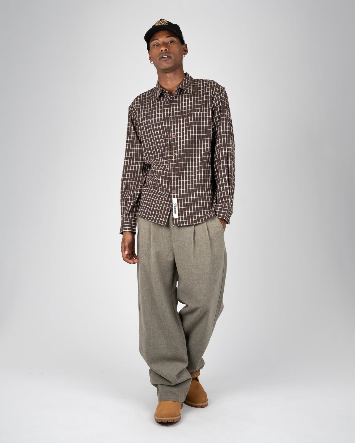 Prohibited: Revival Pleated Pants - Light Grey