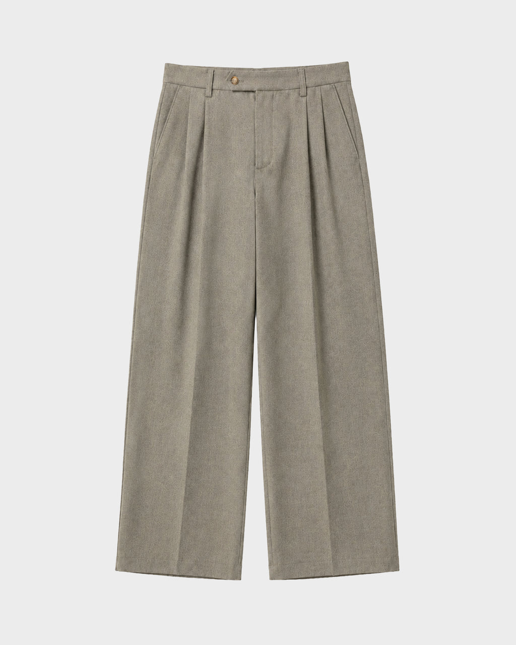 Prohibited: Revival Pleated Pants - Light Grey