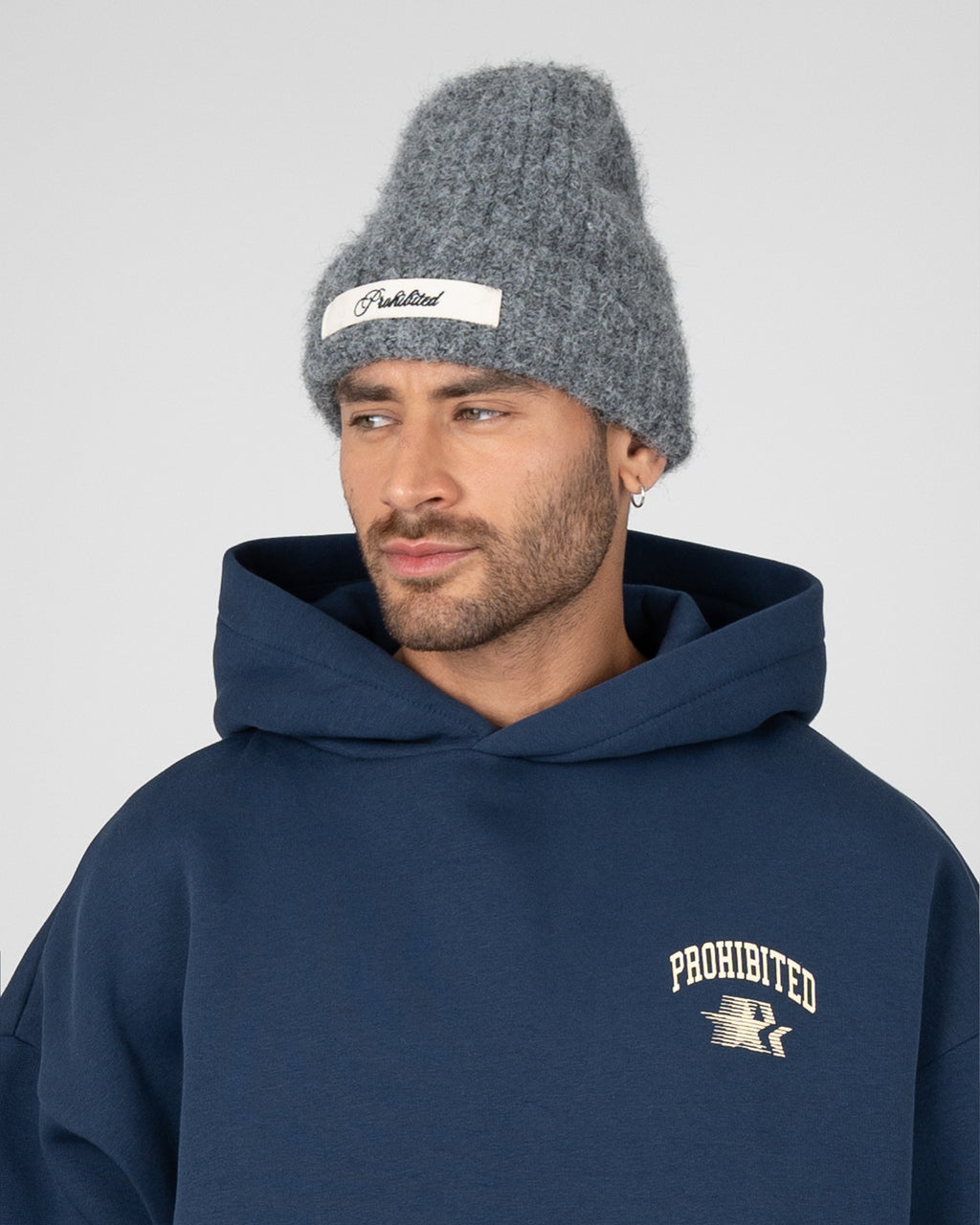 Prohibited: Season Knit Beanie - Grey