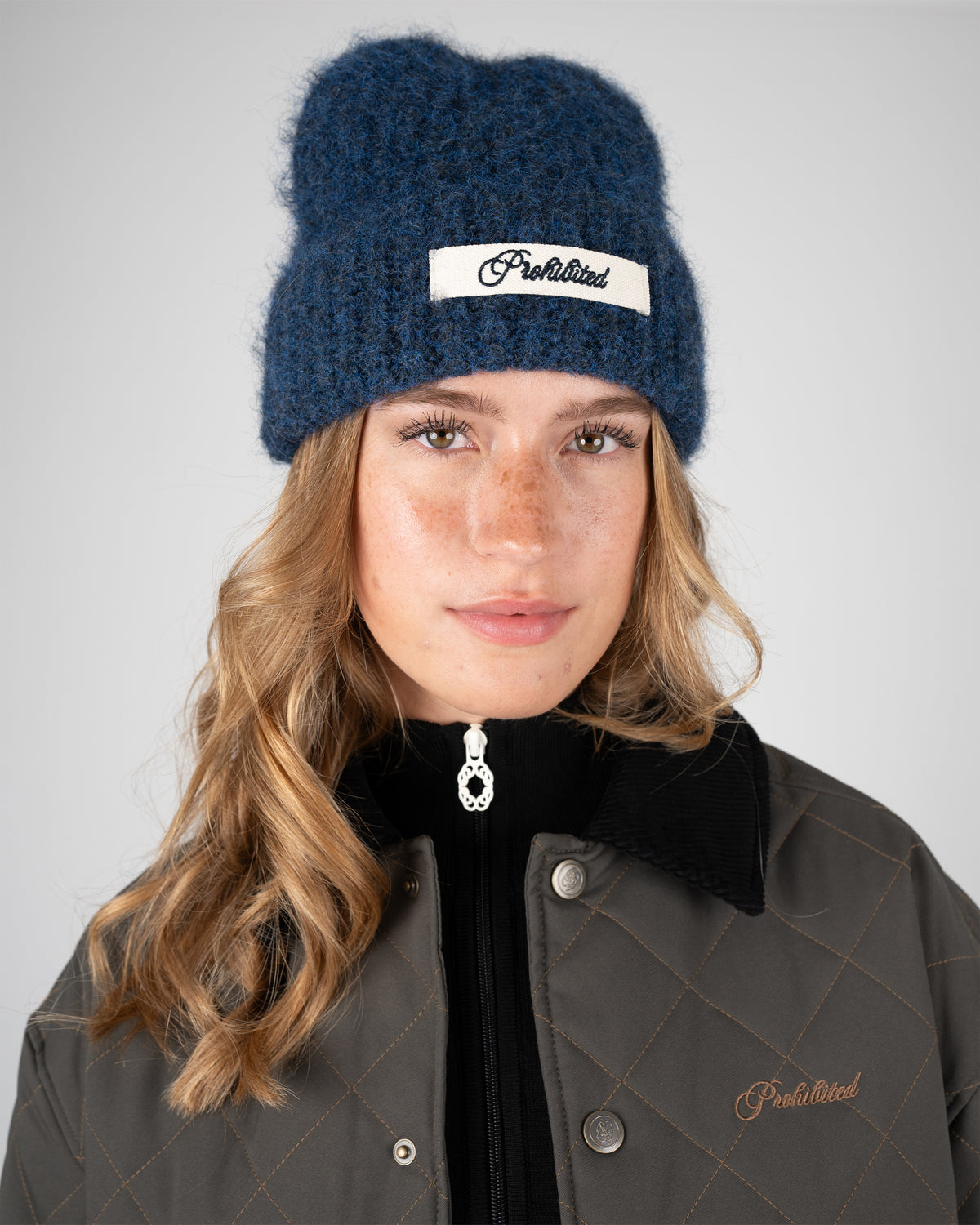 Prohibited: Season Knit Beanie - Blue