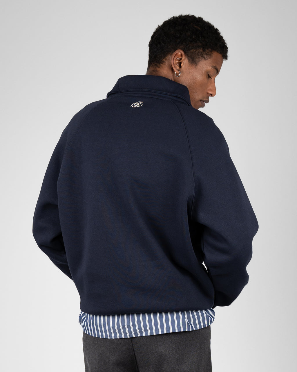 Prohibited: College Days Quarter Zip - Deep Blue
