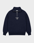 Prohibited: College Days Quarter Zip - Deep Blue