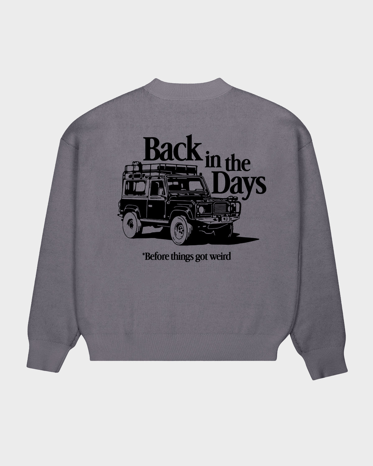 Prohibited: Back In The Days Knit - Grey