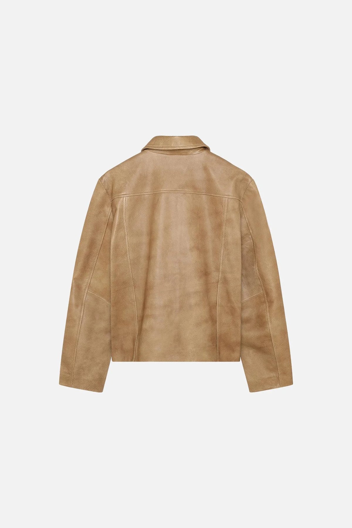 Won Hundred: Dutton Leather Jacket - Breen Brown