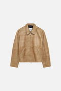 Won Hundred: Dutton Leather Jacket - Breen Brown