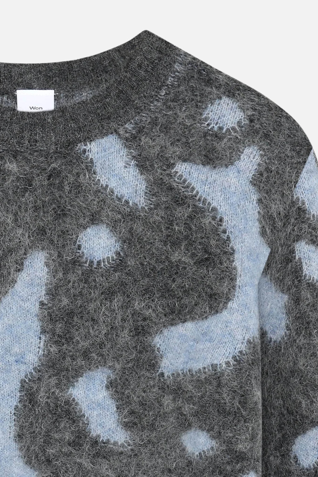Won Hundred: Bently Knit Sweater - Brunnera Blue