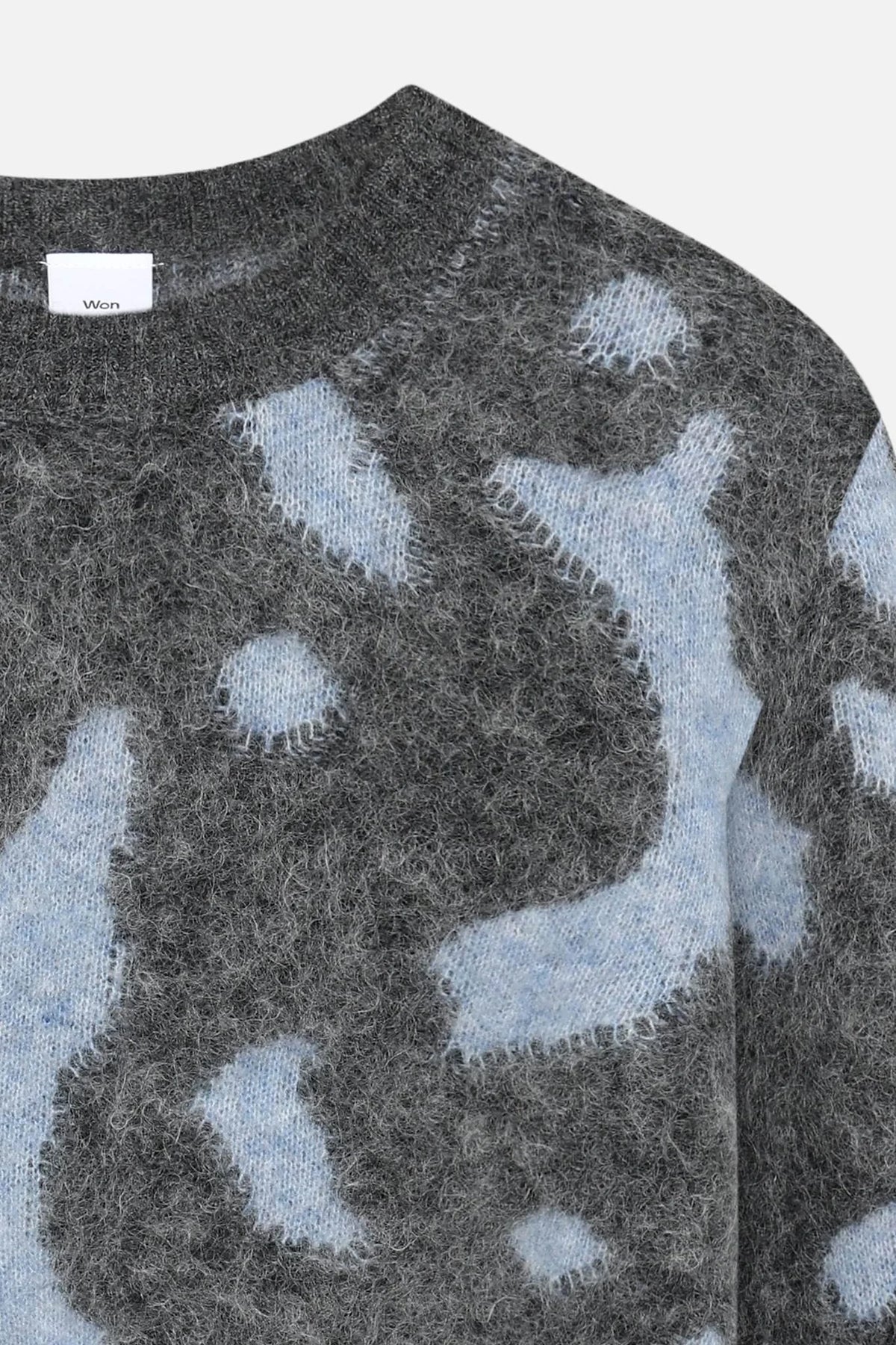 Won Hundred: Bently Knit Sweater - Brunnera Blue