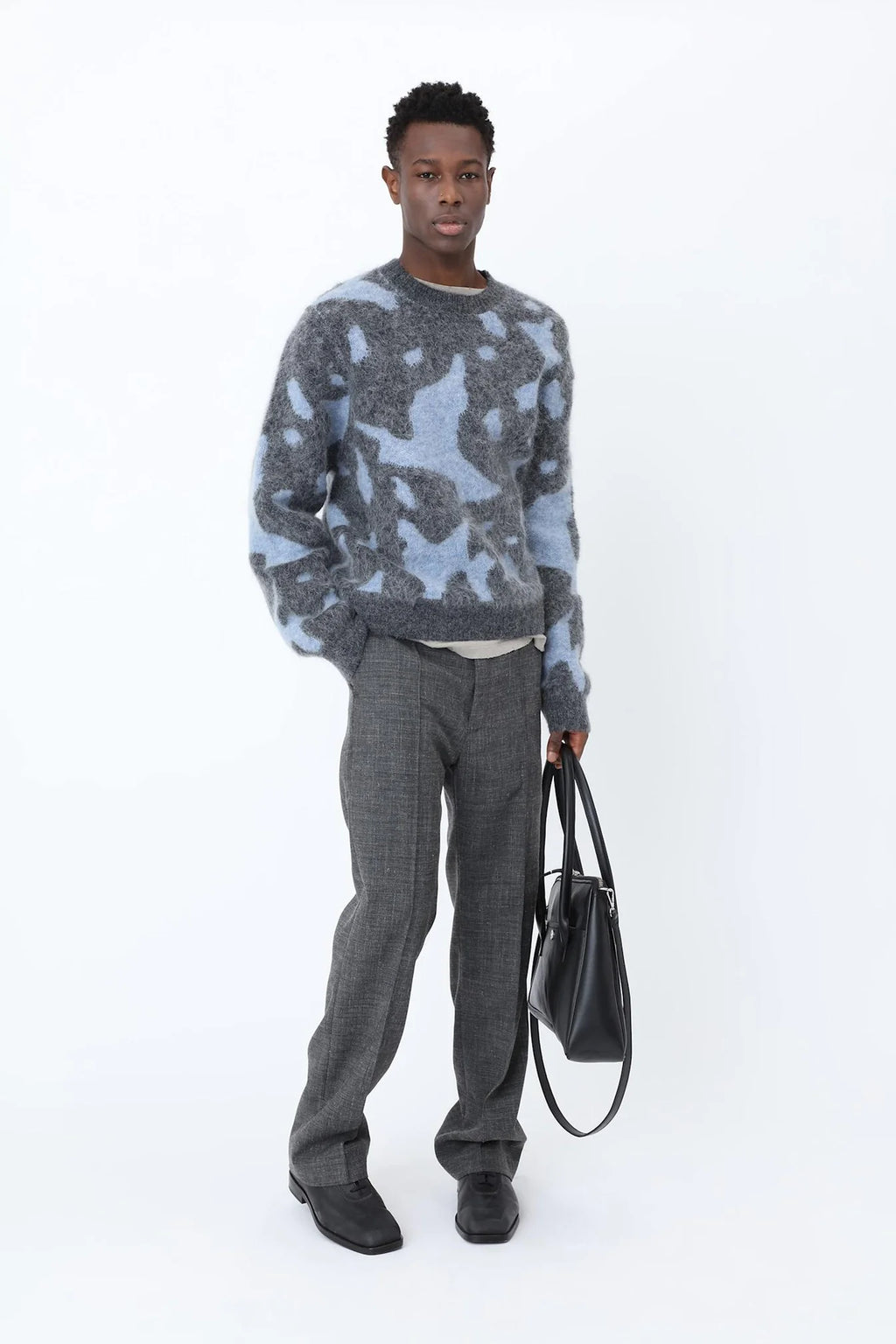 Won Hundred: Bently Knit Sweater - Brunnera Blue
