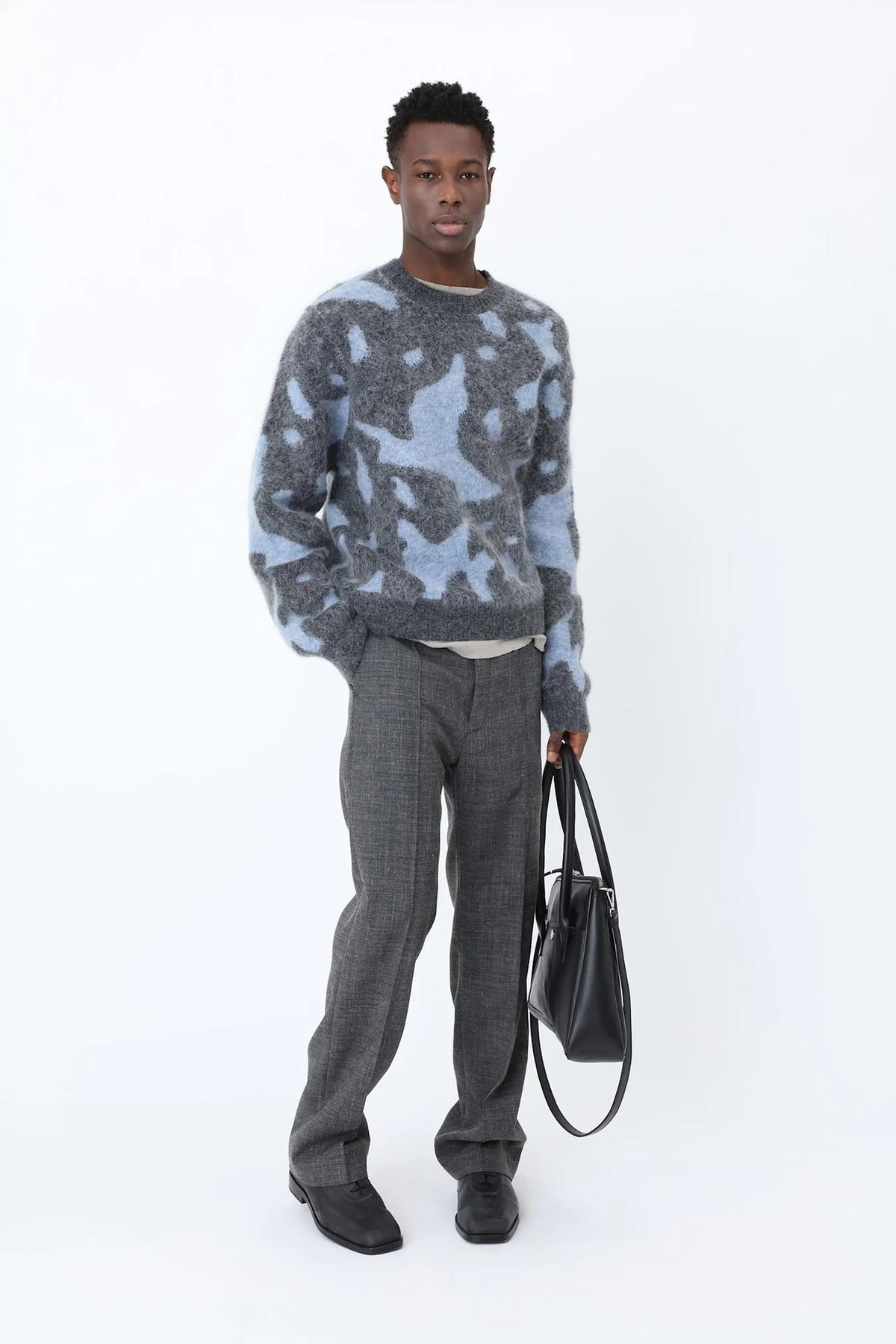 Won Hundred: Bently Knit Sweater - Brunnera Blue