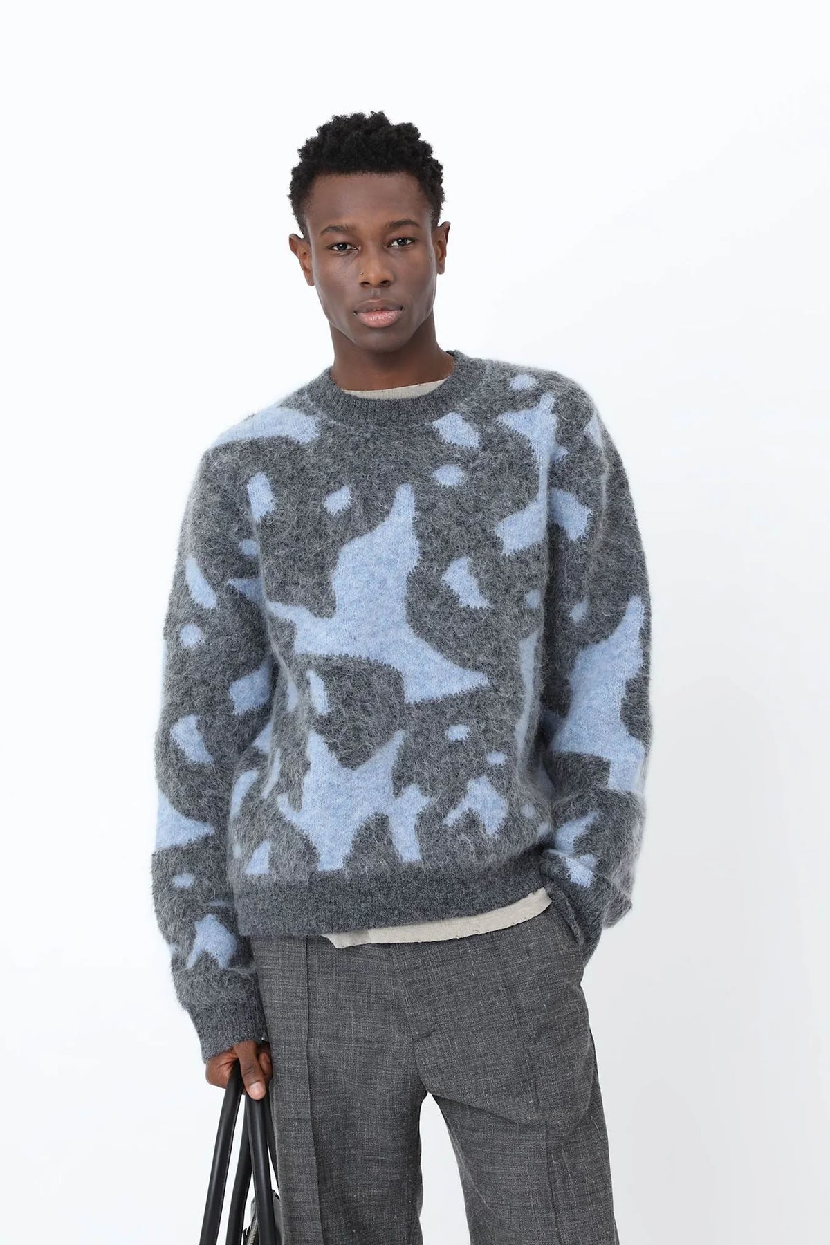 Won Hundred: Bently Knit Sweater - Brunnera Blue