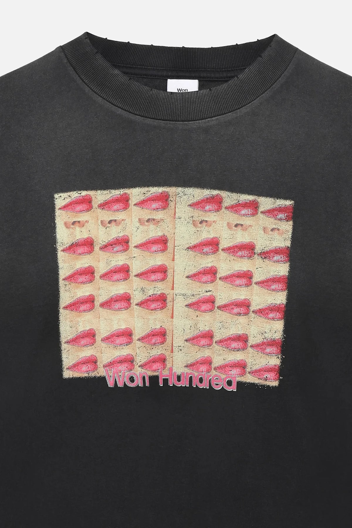Won Hundred: Houston Kisses Tee - Washed Black