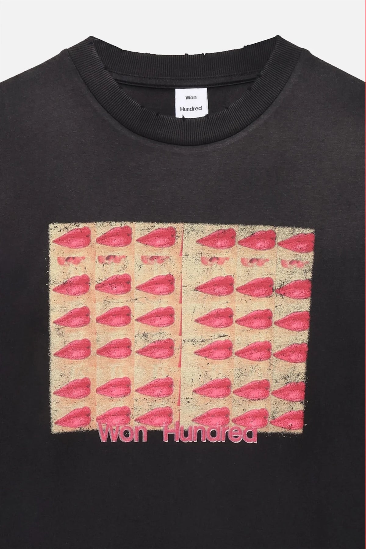 Won Hundred: Steven Kisses Longsleeve - Washed Black