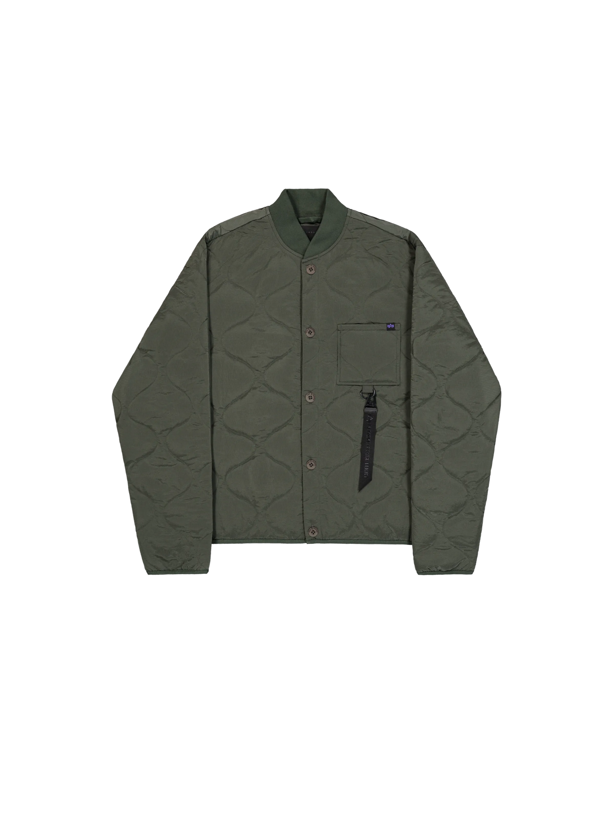 Alpha Industries: CWU-9/P Quilted UV Loose Field Jacket - Vintage Green