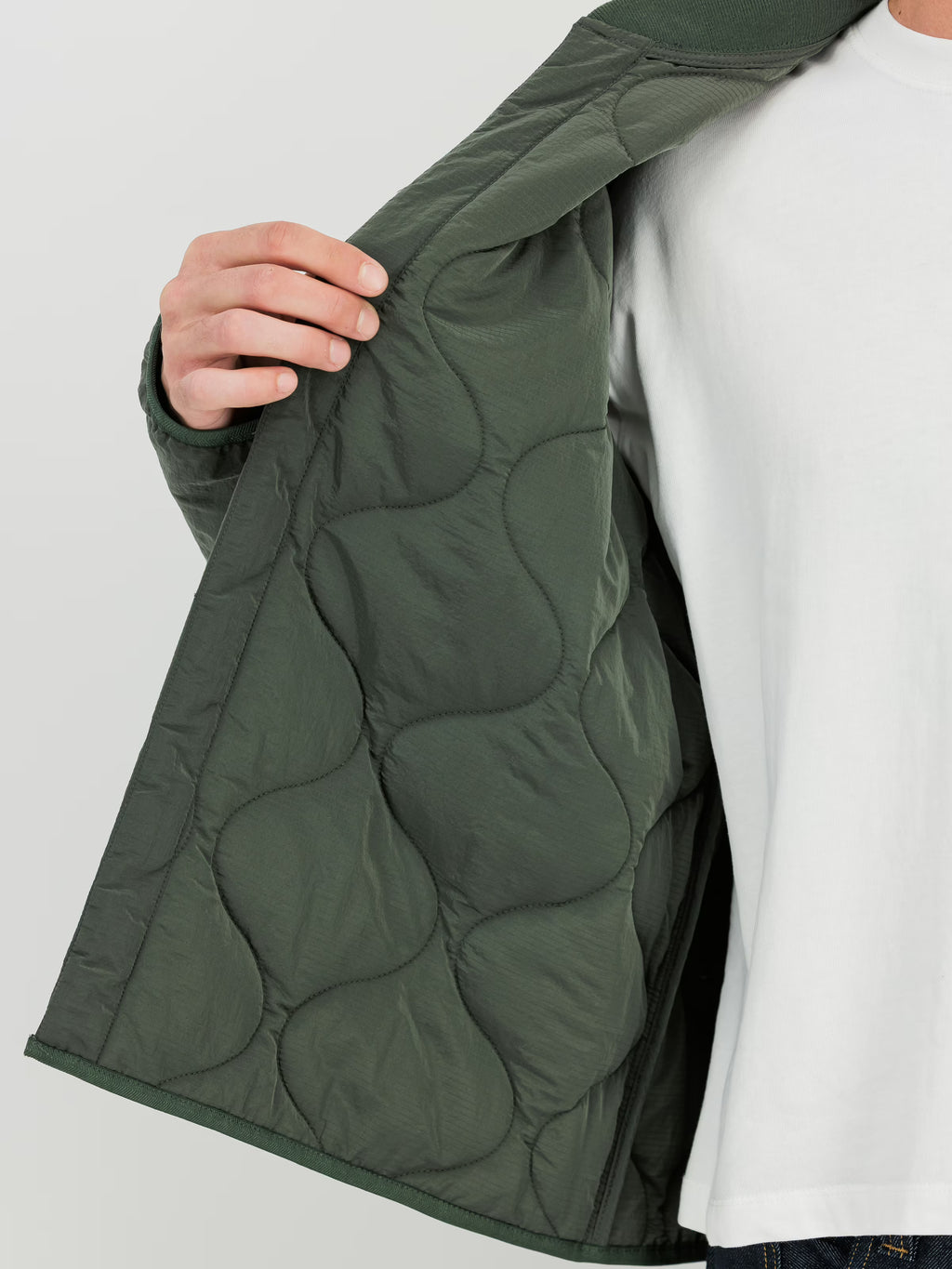 Alpha Industries: CWU-9/P Quilted UV Loose Field Jacket - Vintage Green