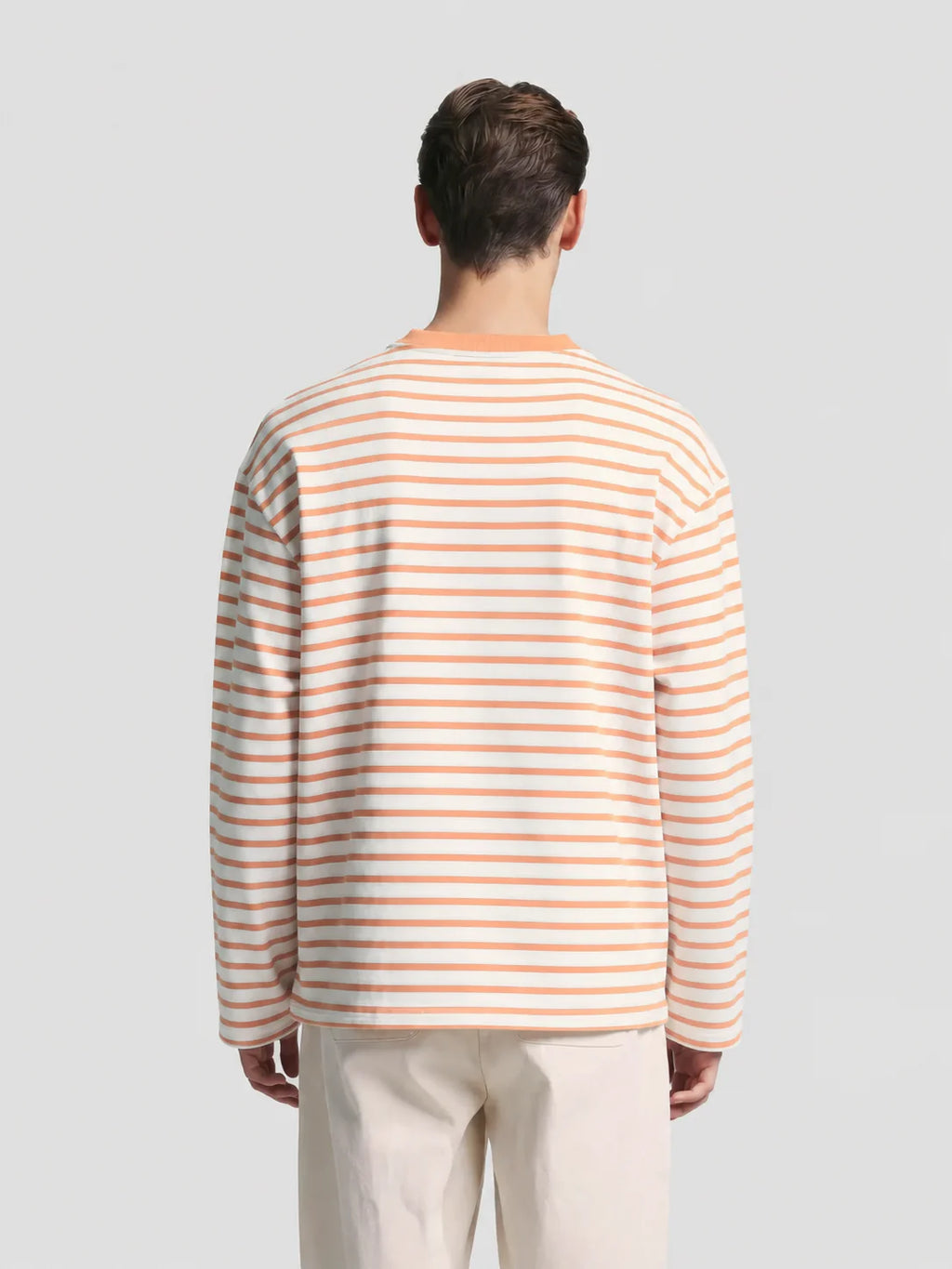 Bram's Fruit: Varsity Striped Longsleeve - Orange