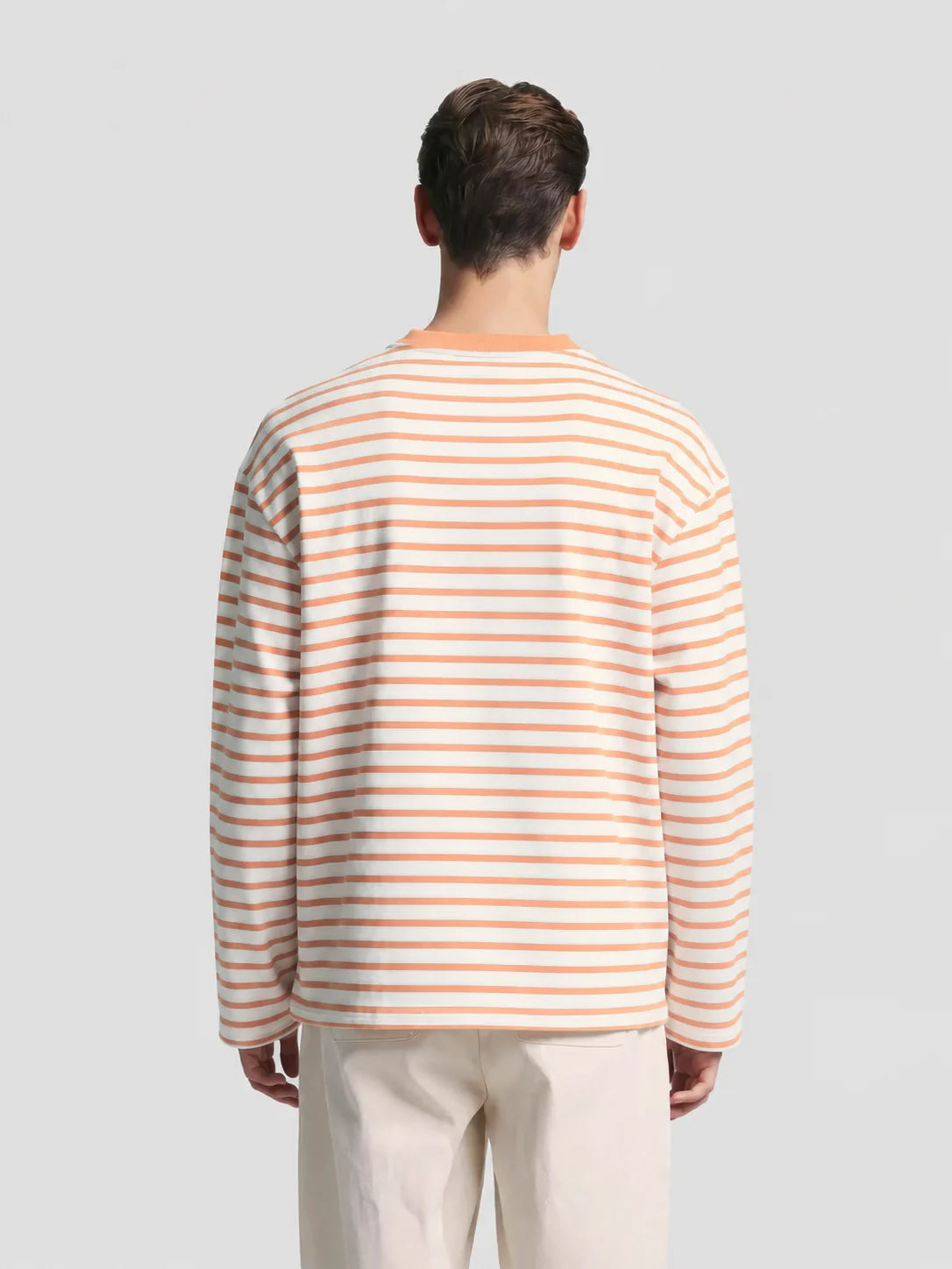 Bram's Fruit: Varsity Striped Longsleeve - Orange