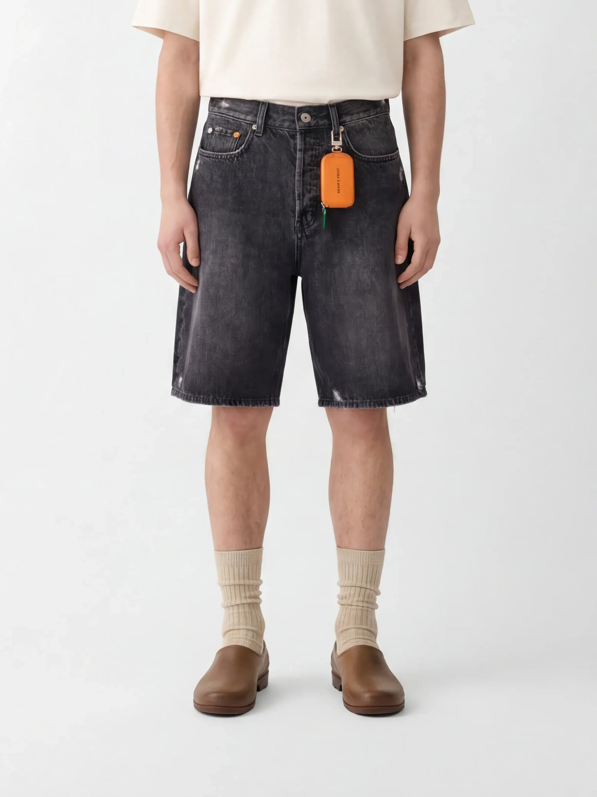 Bram's Fruit: Denim Shorts - Washed Black