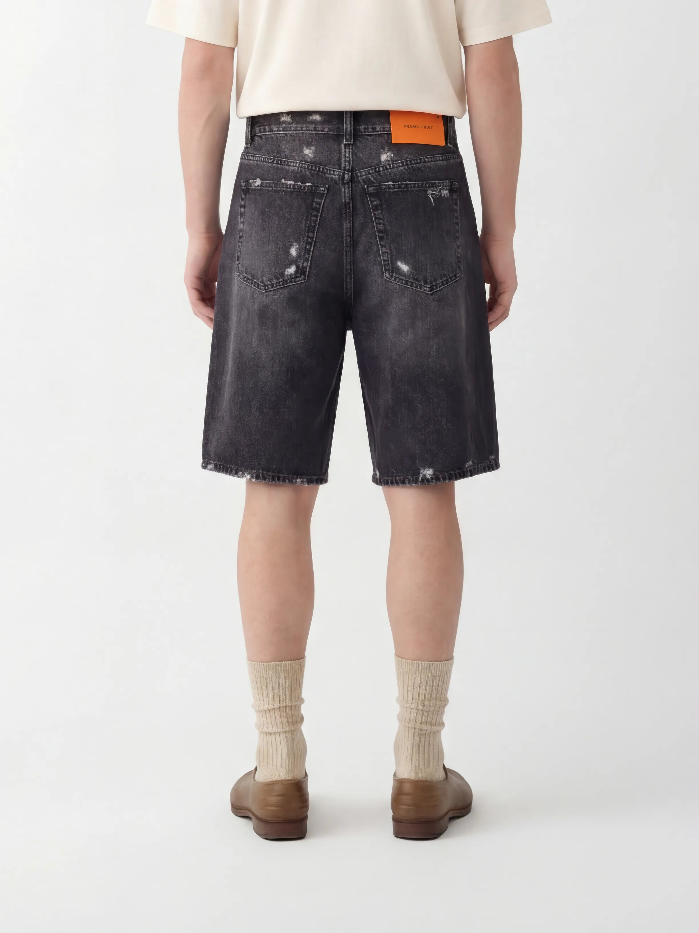 Bram's Fruit: Denim Shorts - Washed Black