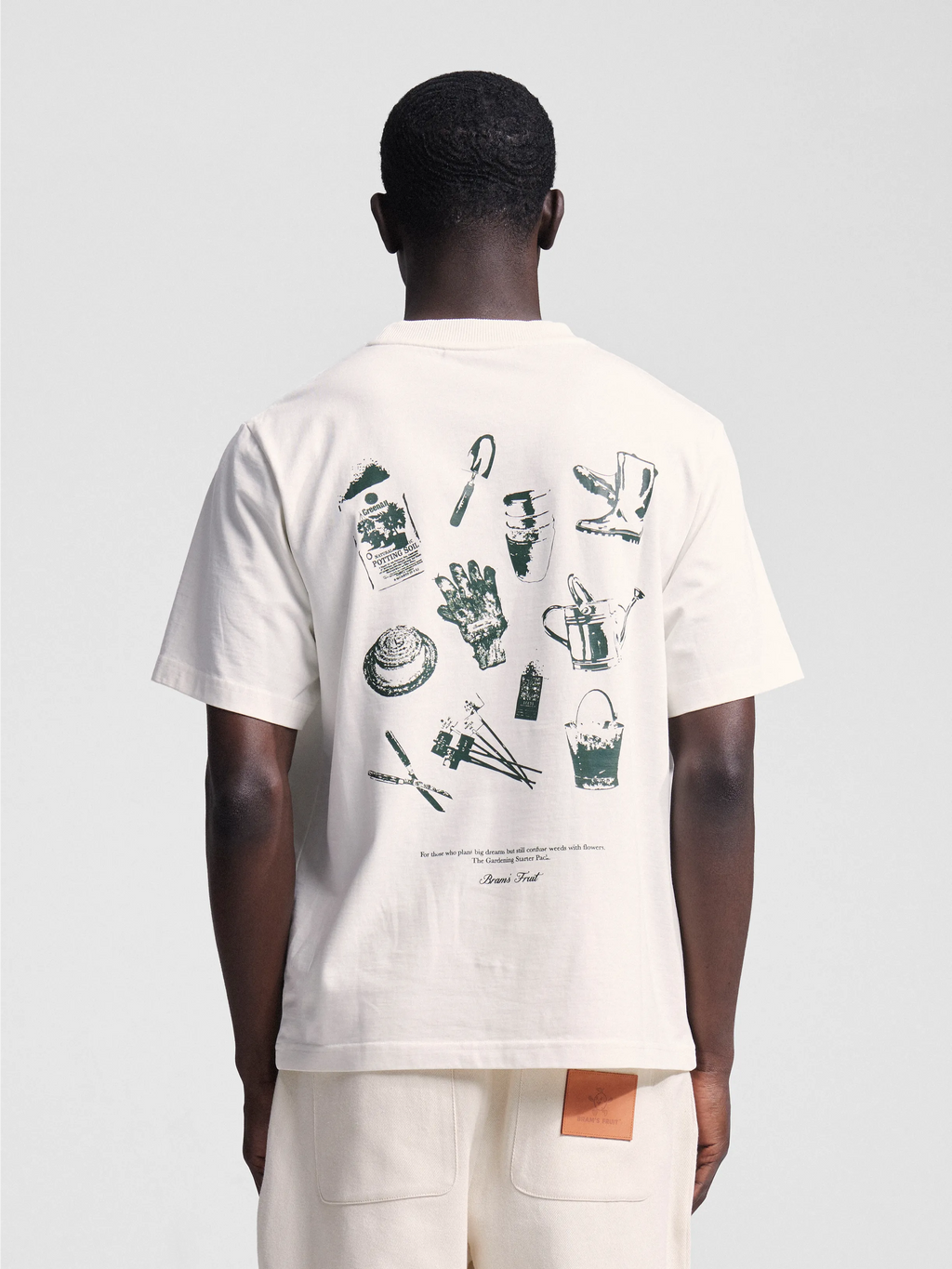 Bram's Fruit: Gardening Kit T-shirt - White