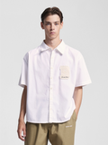 Bram's Fruit: Shortsleeve Varsity Shirt - White