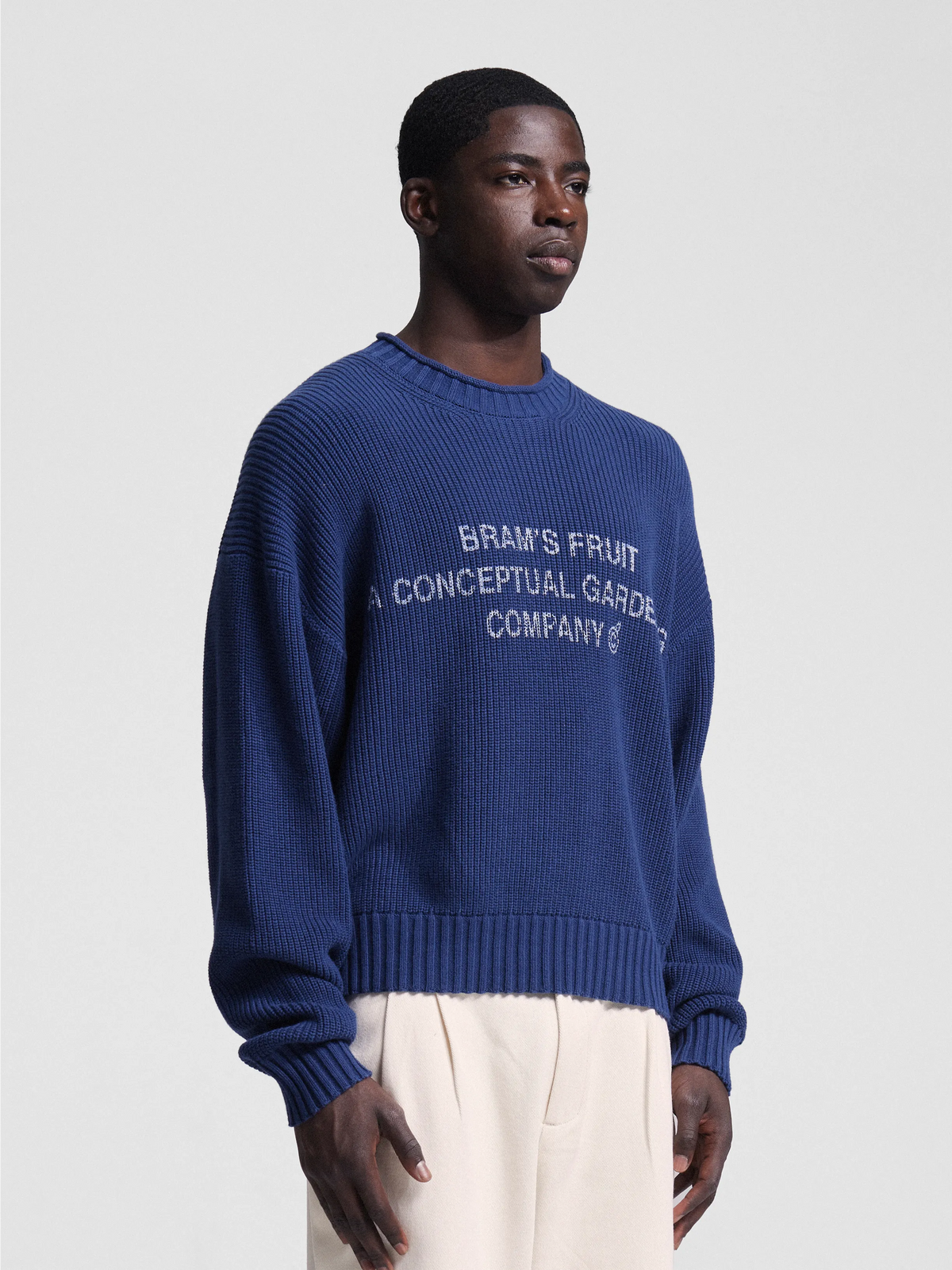 Bram's Fruit: Stamp Knit - Navy