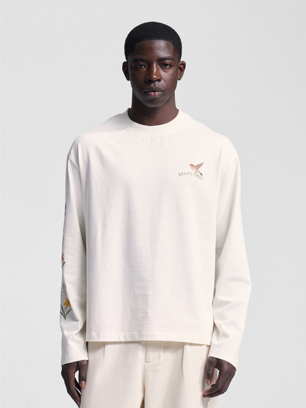 Bram's Fruit: Robin Longsleeve - White