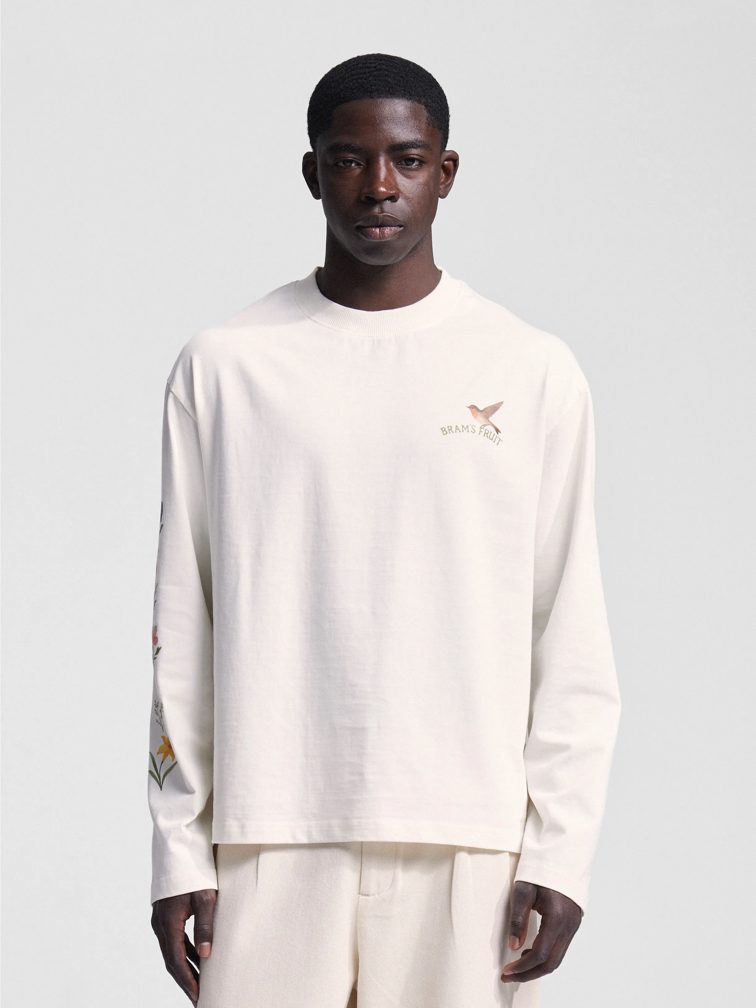 Bram's Fruit: Robin Longsleeve - White