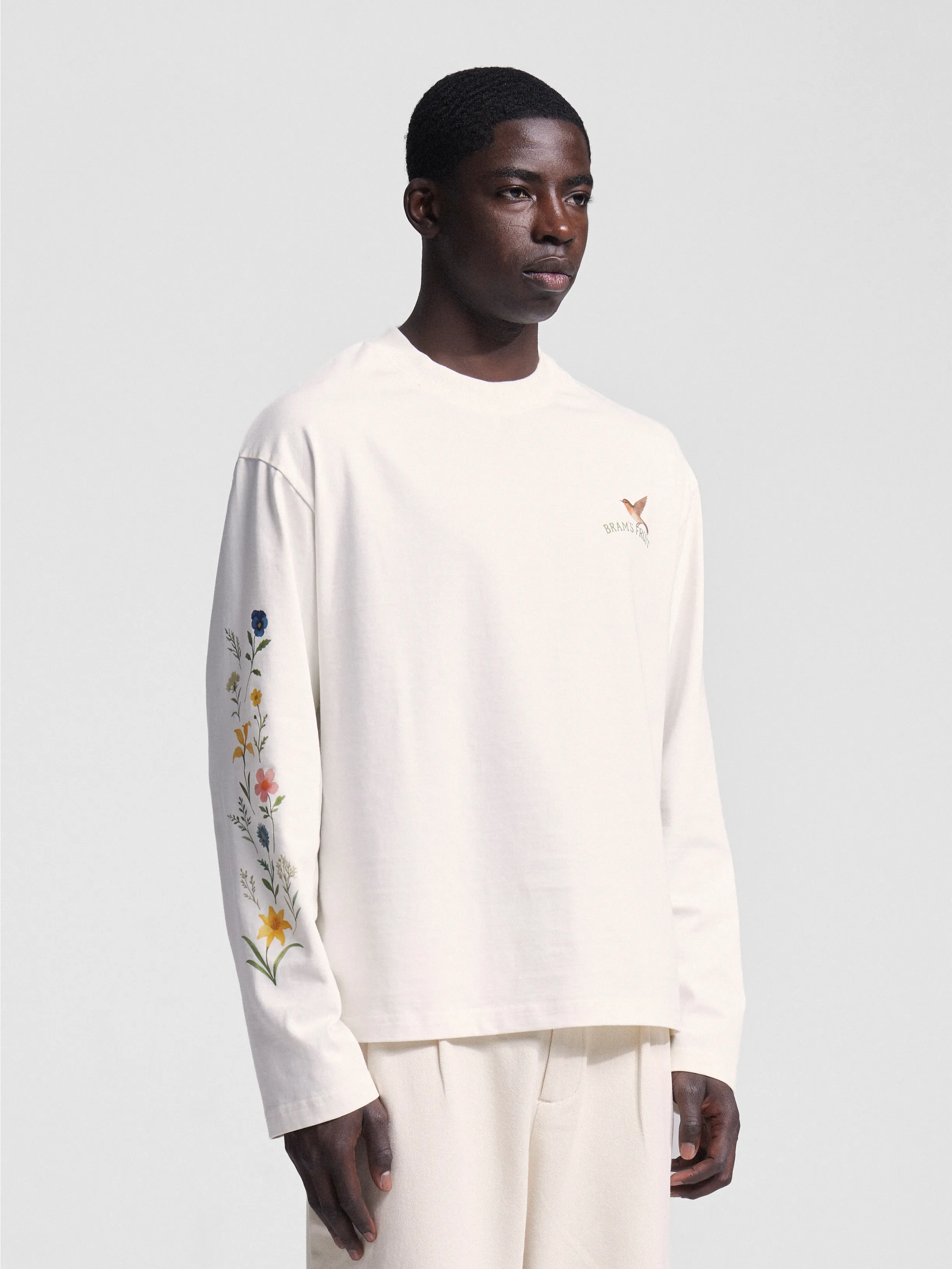 Bram's Fruit: Robin Longsleeve - White