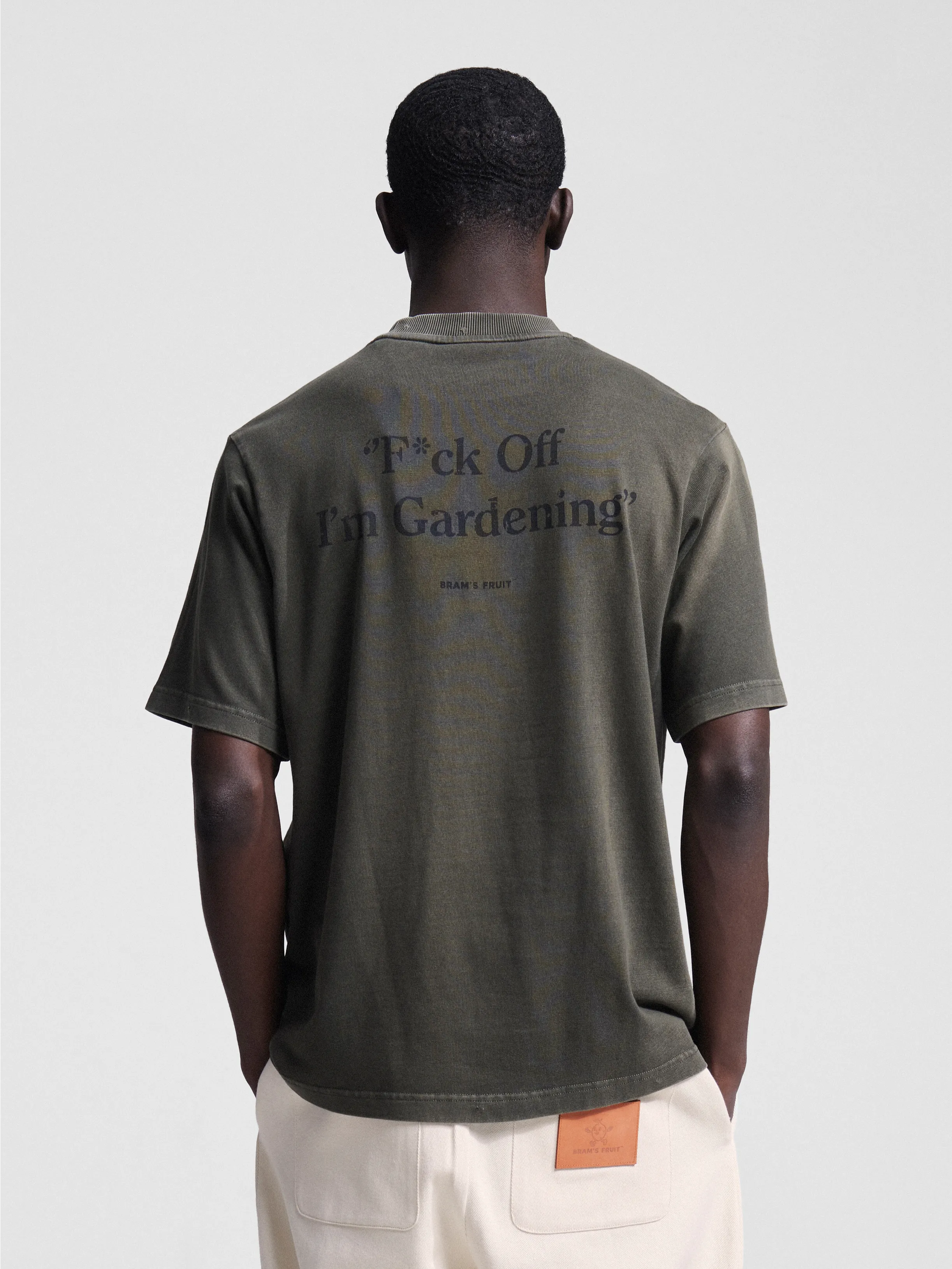 Bram's Fruit: Distressed F*ck Off I'm Gardening T-shirt - Washed Charcoal