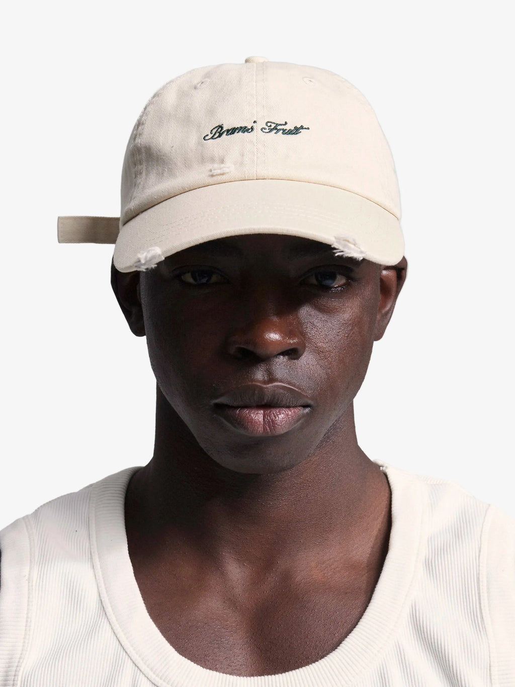 Bram's Script Logo Cap - Beige