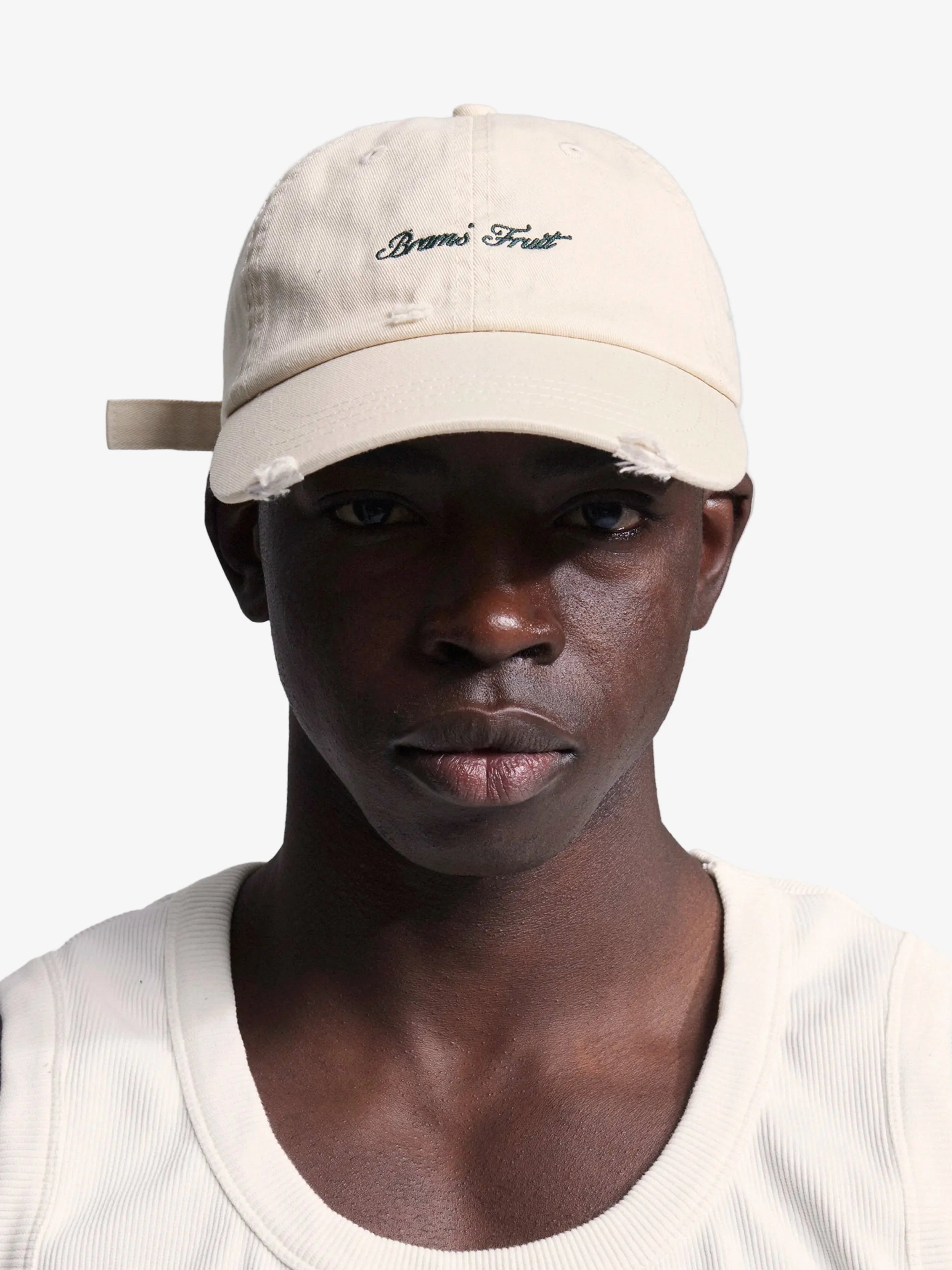 Bram's Script Logo Cap - Beige