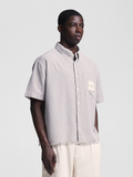 Bram's Fruit: Distressed Farmer's Shirt SS - Olive Green